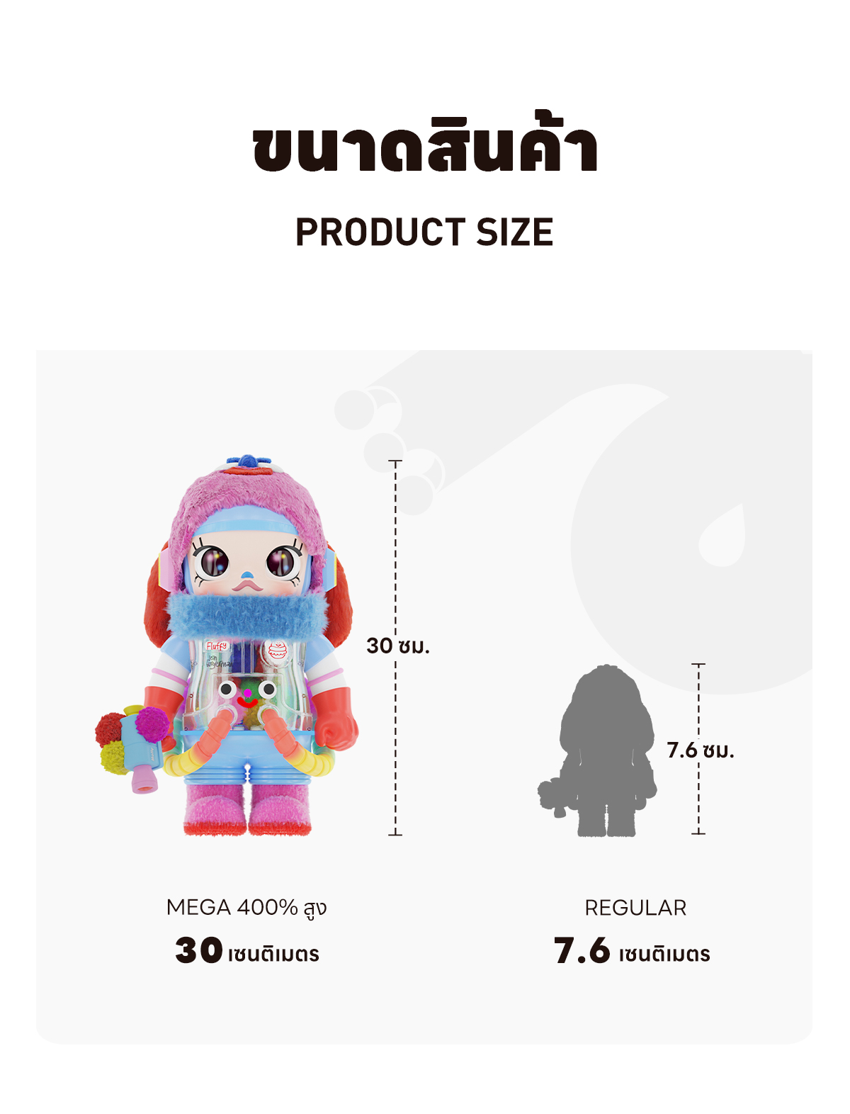 MEGA SPACE MOLLY 400% Jon Burgerman - POP MART (Thailand)