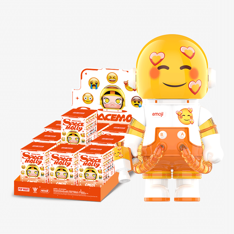 MEGA SPACE MOLLY 100% × emoji™ Series