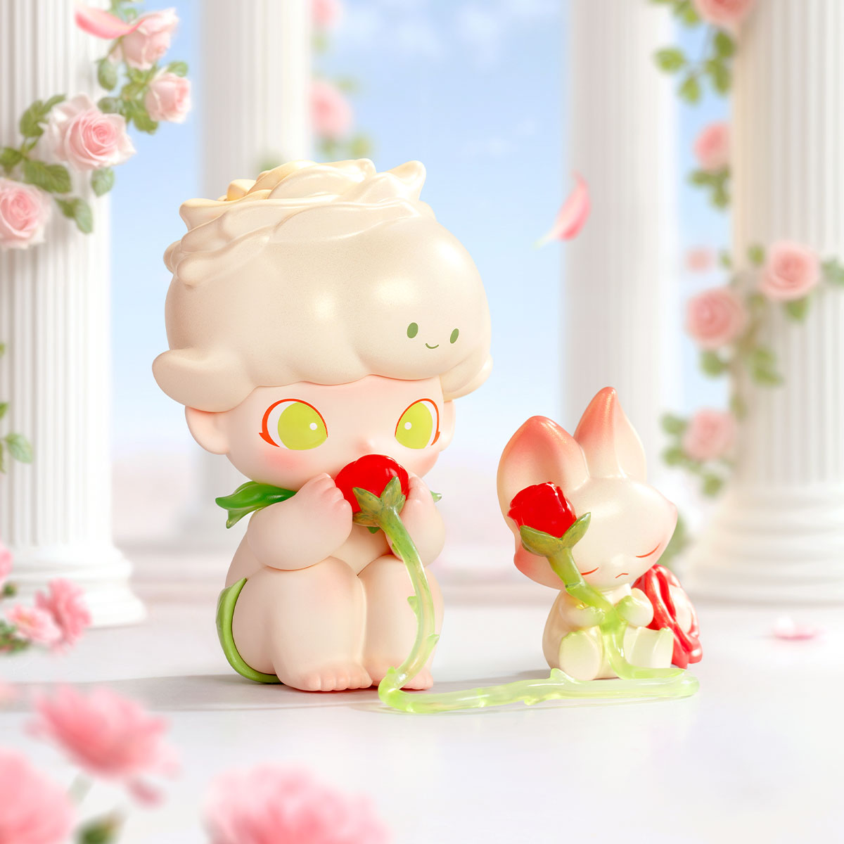POP MART DIMOO WORLD 攀缘梦境 限定フィギュア 正規品 DIMOO Whisper of the Rose Figure - POP MART (Thailand)