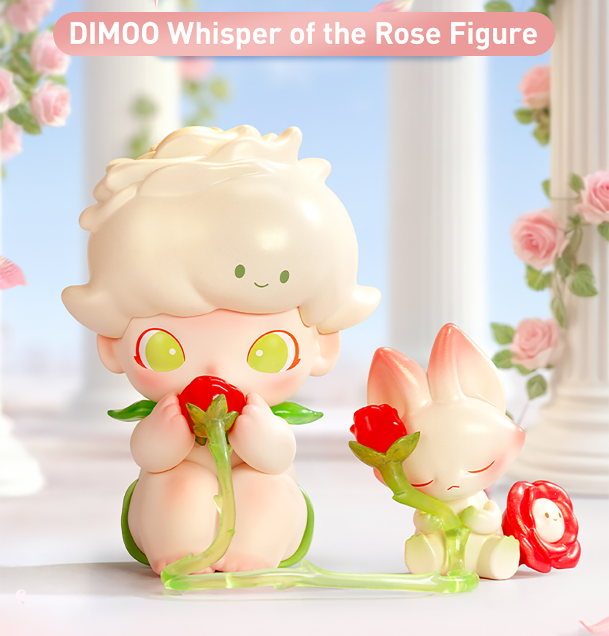 DIMOO An Enchanted Rose フィギュアセット　ディムー DIMOO Whisper of the Rose Figure - POP MART (Thailand)
