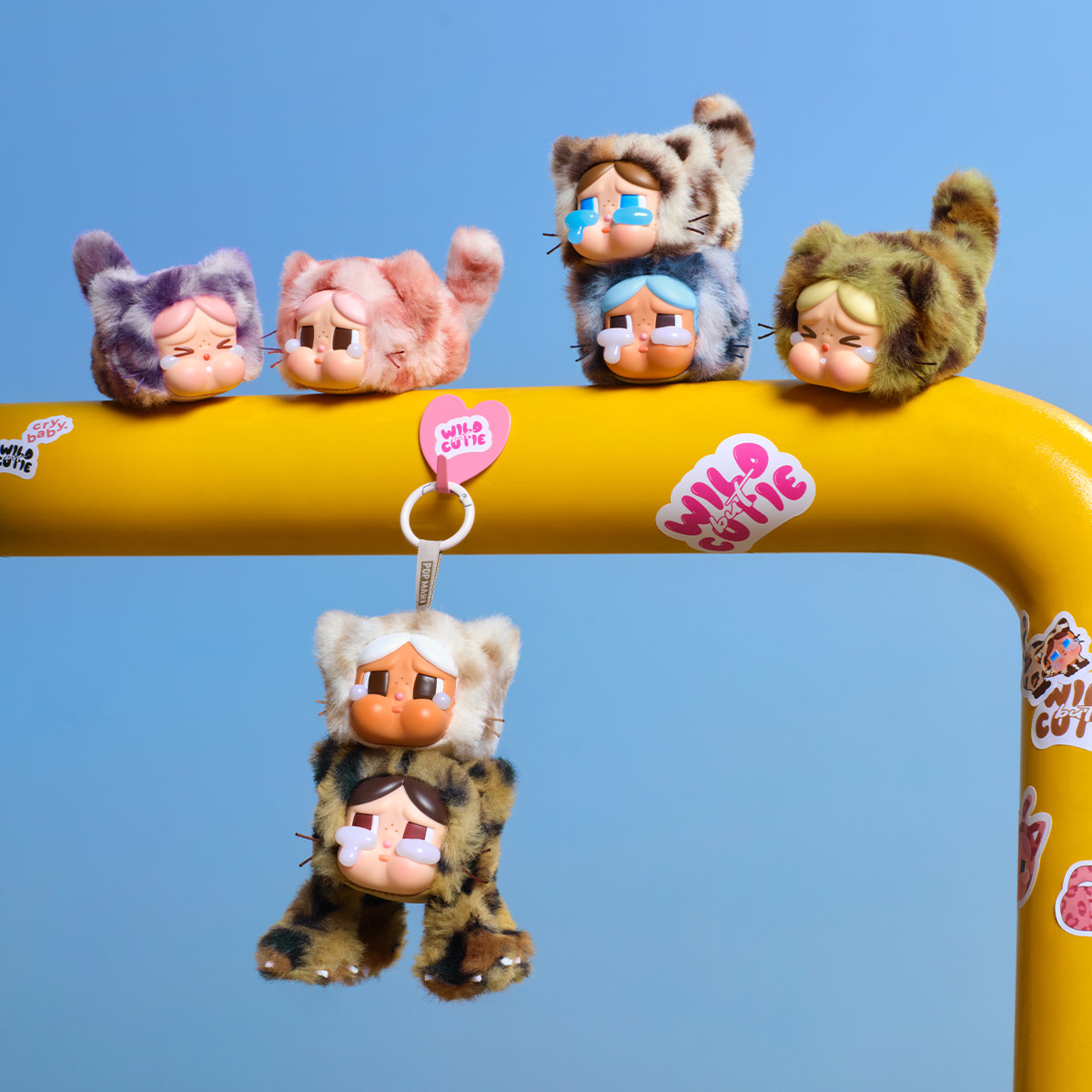wild but cutie crybaby クライベイビー popmart CRYBABY Wild but Cutie Series - Vinyl Plush Pendant Blind