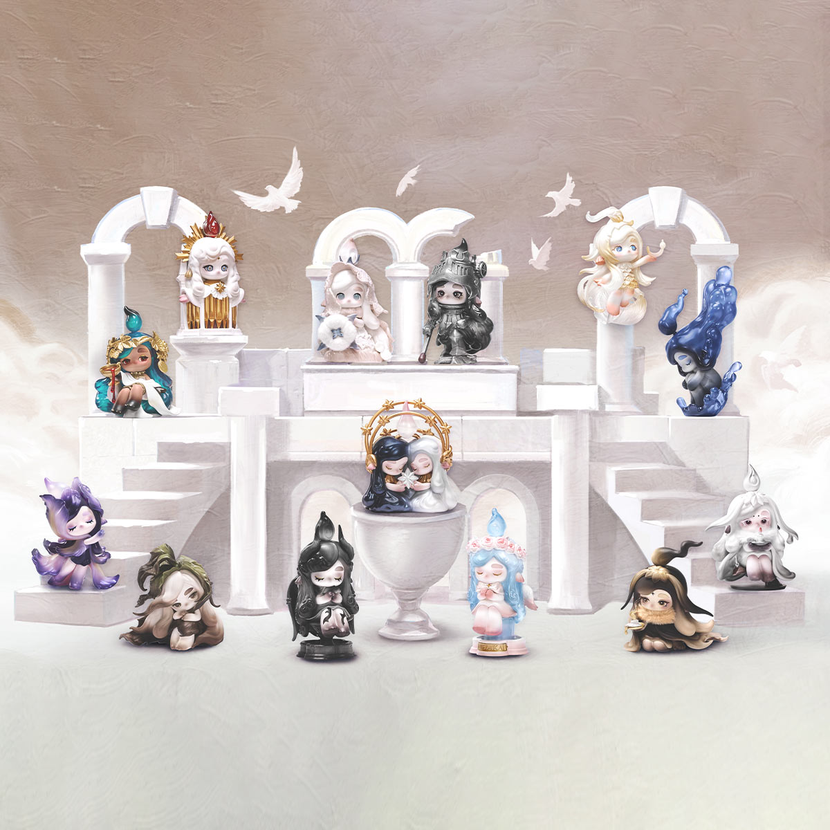 CHAKA チャカ Light Sprite・Candle Whisper 4体 CHAKA Candle Whisper Series Figures - POP MART (Thailand)