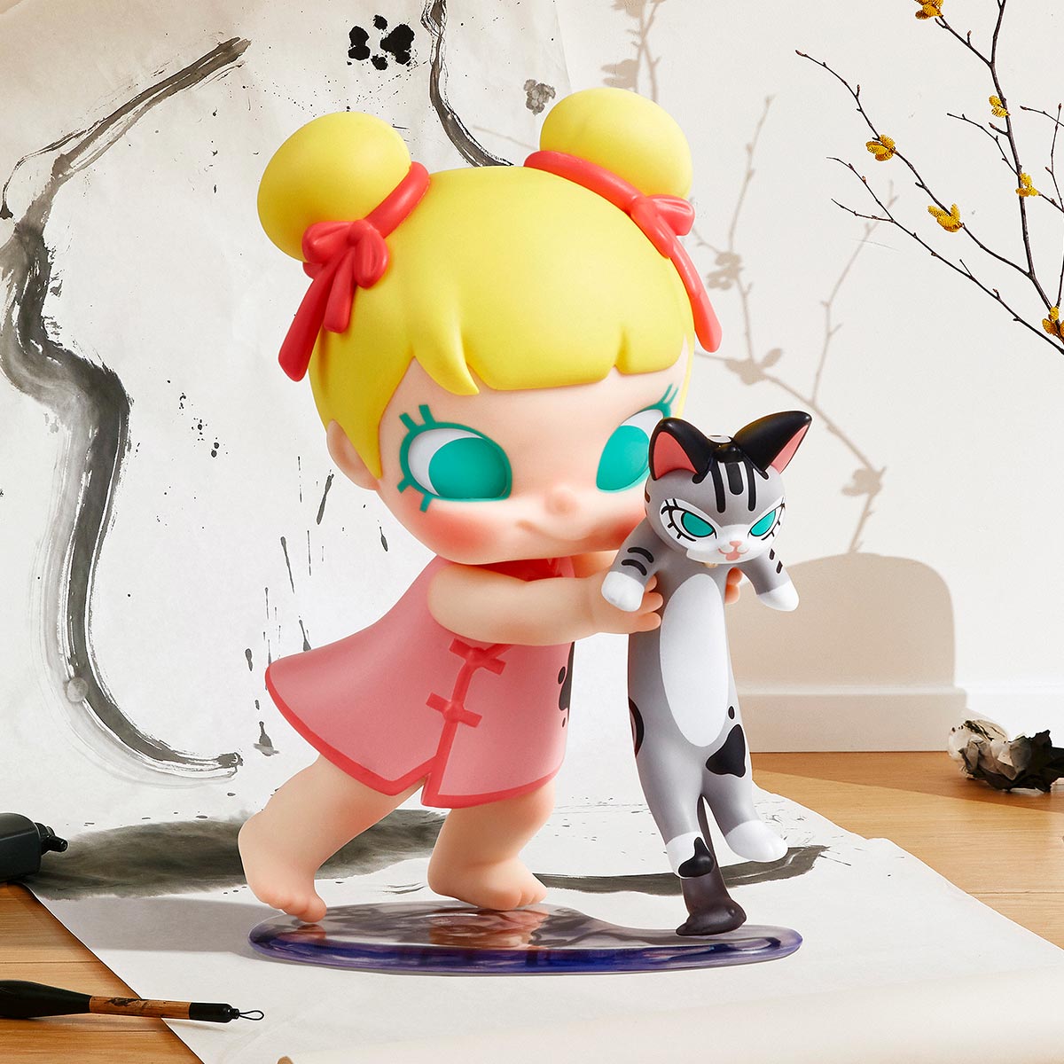 Baby Molly & Baby Tabby Series Figures - POP MART (Thailand)