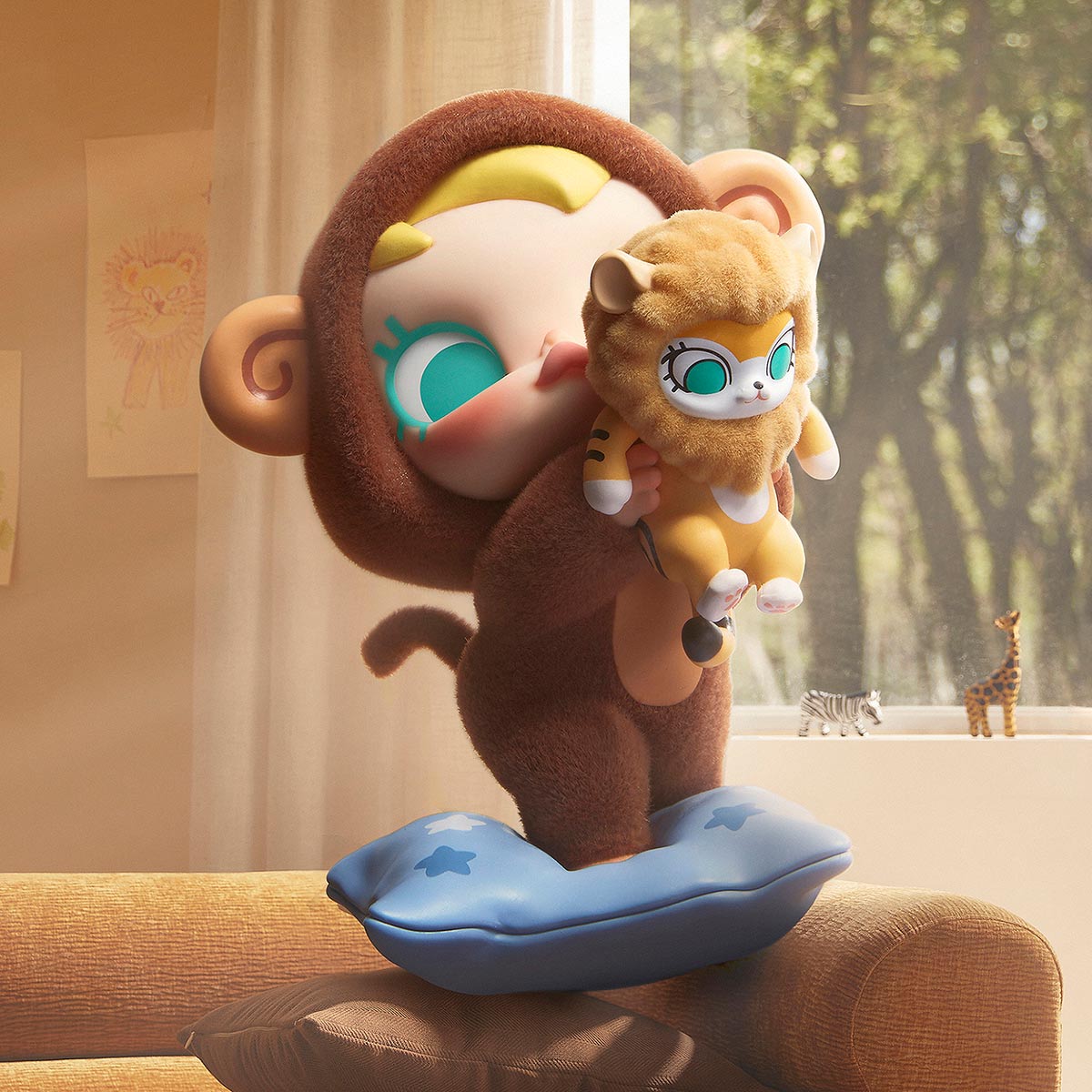 Baby Molly & Baby Tabby Series Figures - POP MART (Thailand)