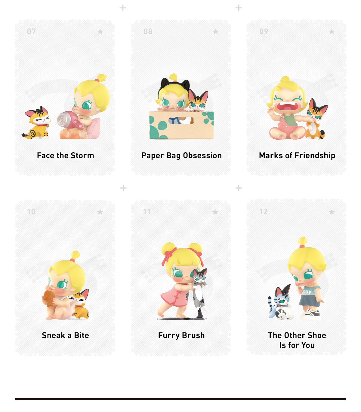 popmart BABY Molly & BABY tabby フィギュア Baby Molly & Baby Tabby Series Figures - POP MART (Japan)