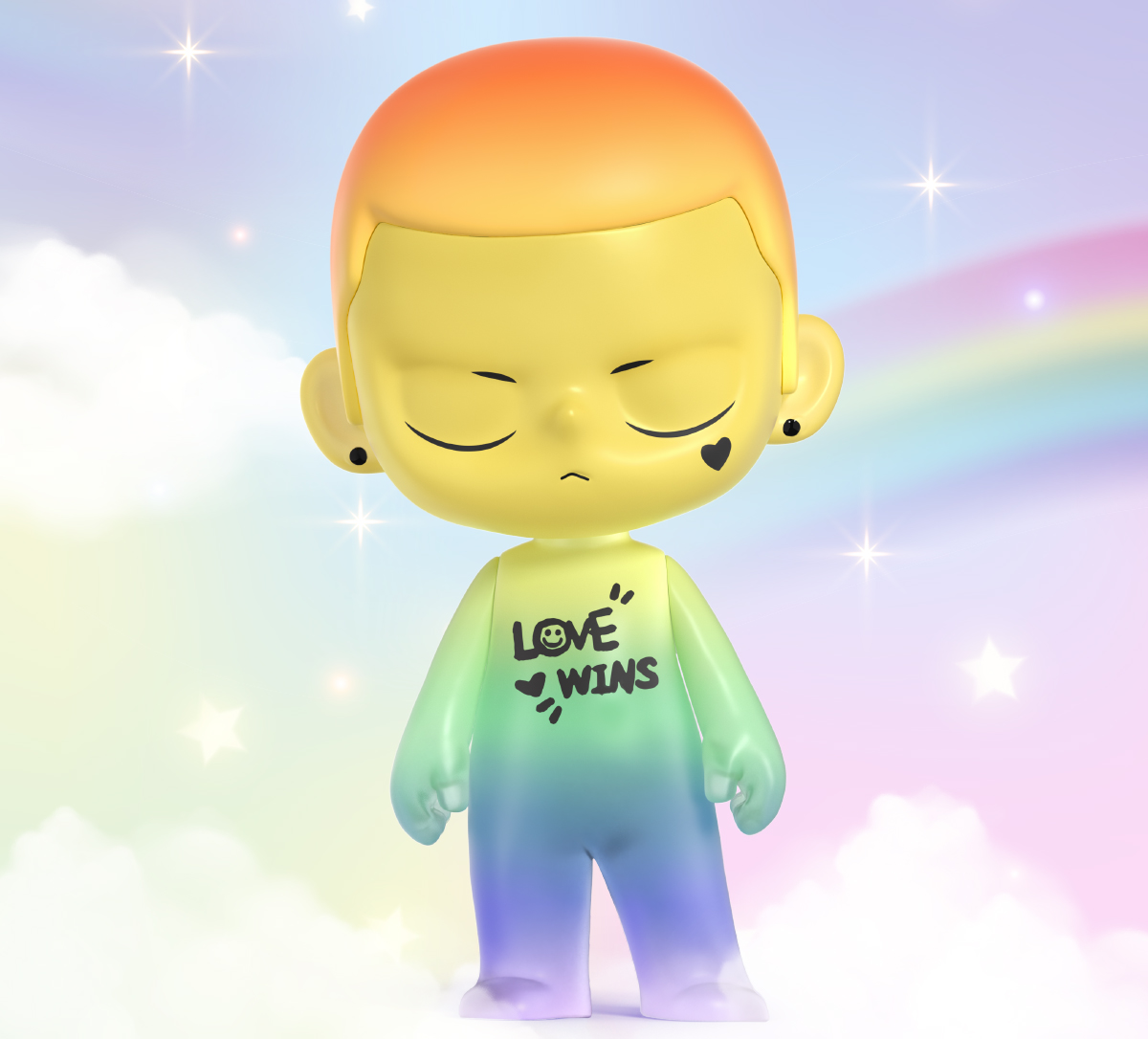 その他 KUBO LOVE WINS FIGURE KUBO LOVE WINS FIGURE - POP MART (United States)