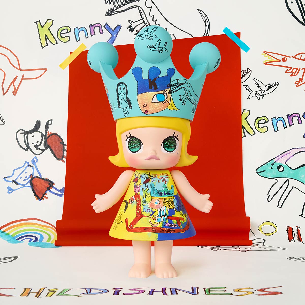 MEGA MOLLY CHILDISHNESS 400% 正規品 MEGA ROYAL MOLLY 400% Childishness - POP MART (Thailand)