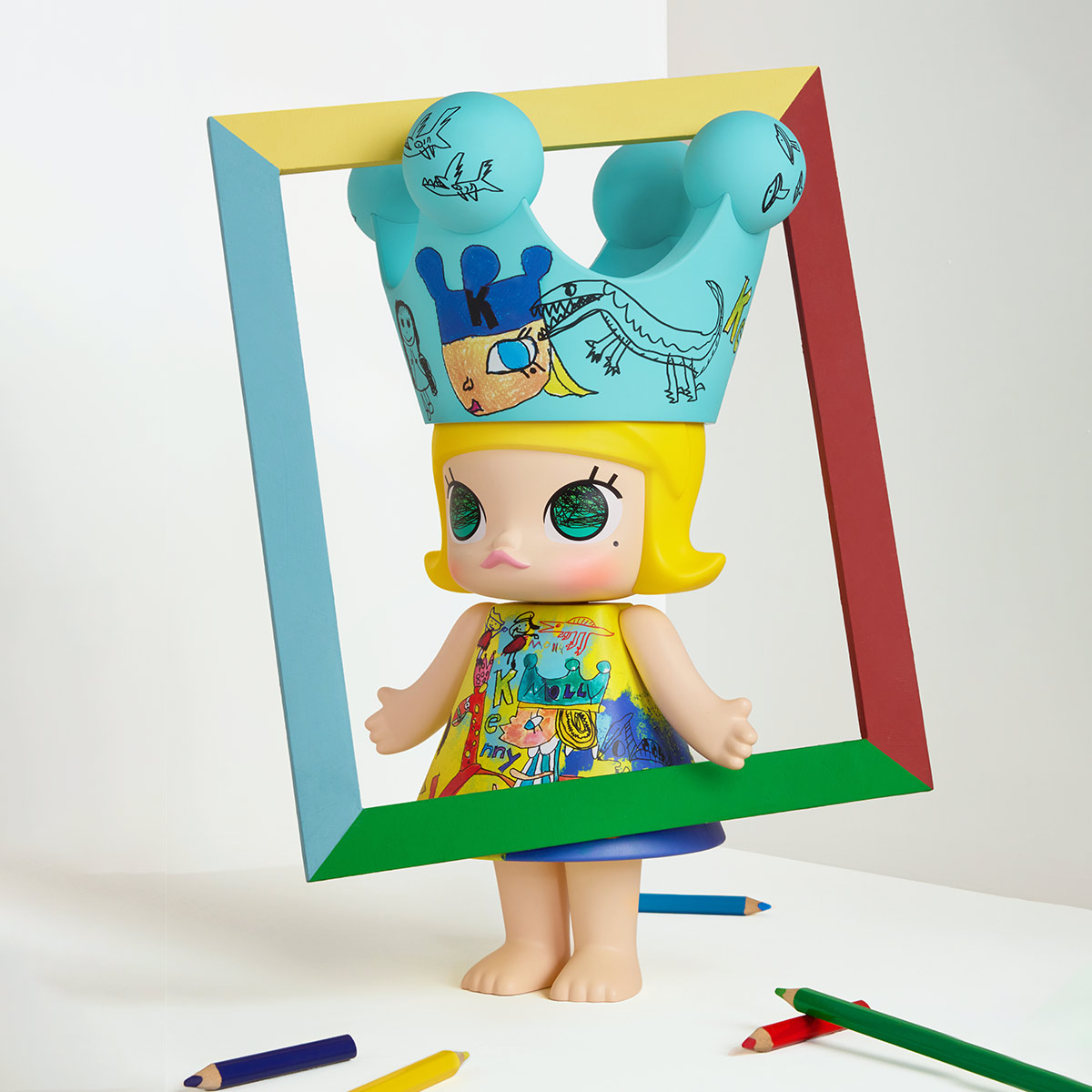 MEGA  MOLLY CHILDISHNESS 400%シュリンク付 MEGA ROYAL MOLLY 400% Childishness - POP MART (Thailand)