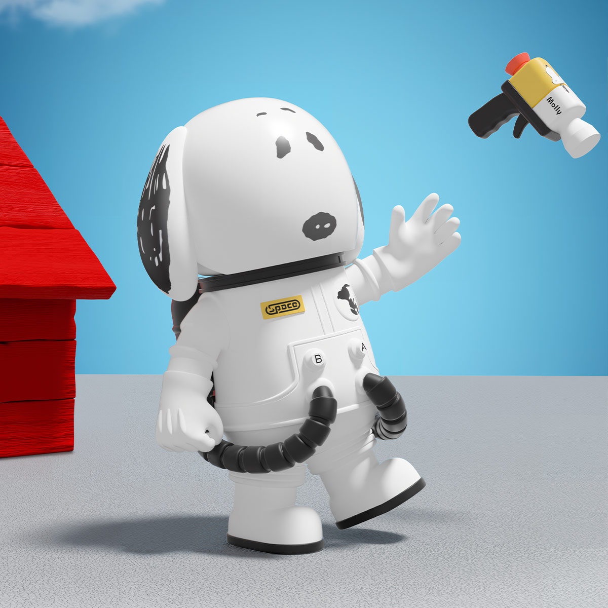 MEGA SPACE MOLLY 100% Charlie Brown & Snoopy | POP MART (Thailand)