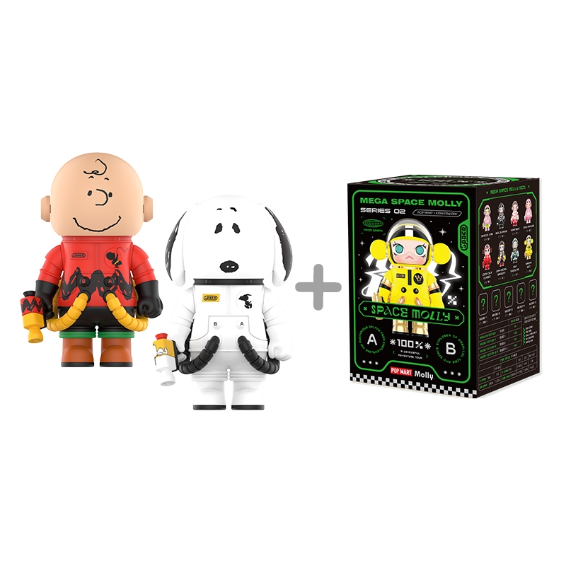 アメコミ MEGASPACE MOLLY 100%CharlieBrown &Snoopy MEGA SPACE MOLLY 100% Charlie Brown & Snoopy - POP MART