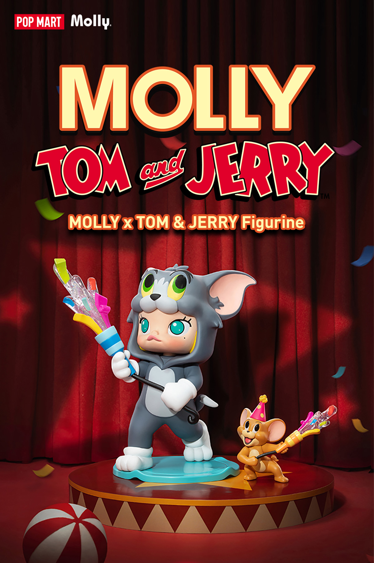 MOLLY × TOM & JERRY Figurine - POP MART (Thailand)