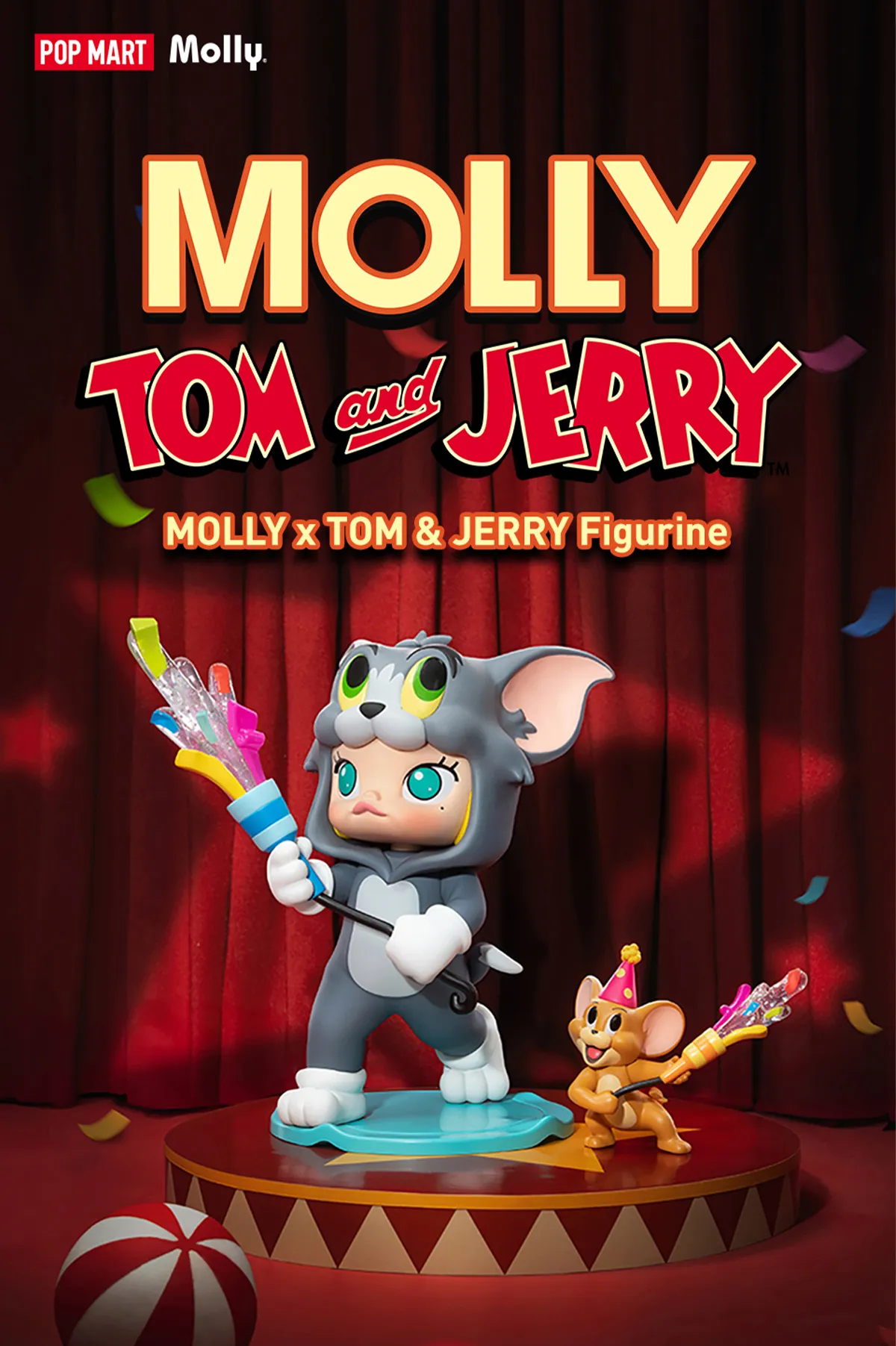 MOLLY × TOM & JERRY Figurine - POP MART (Thailand)