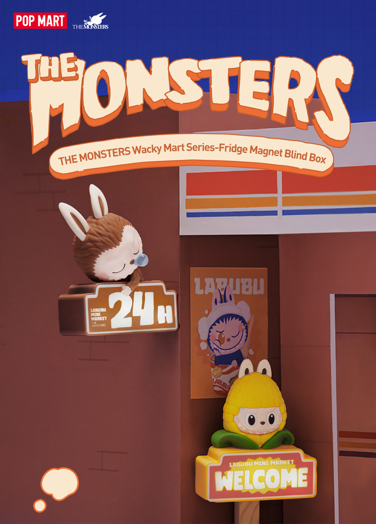 【１ＢＯＸ】THE MONSTERS Wacky Mart シリーズ マグネット THE MONSTERS Wacky Mart Series-Fridge Magnet Blind Box - POP