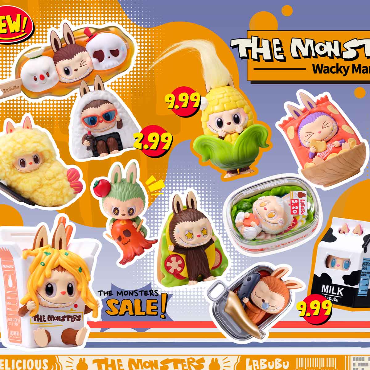 POP MART THE MONSTERS タイ限定 THE MONSTERS Wacky Mart Series Figures - POP MART (Thailand)