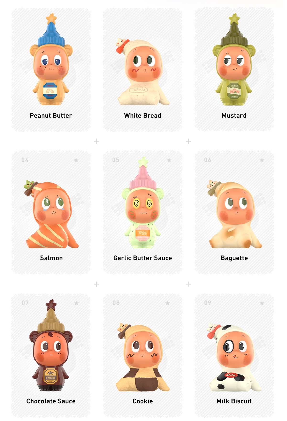 その他 POPMART TwinkleTwinkle Create Your Taste Twinkle Twinkle Create Your Taste Series Figures - A - POP