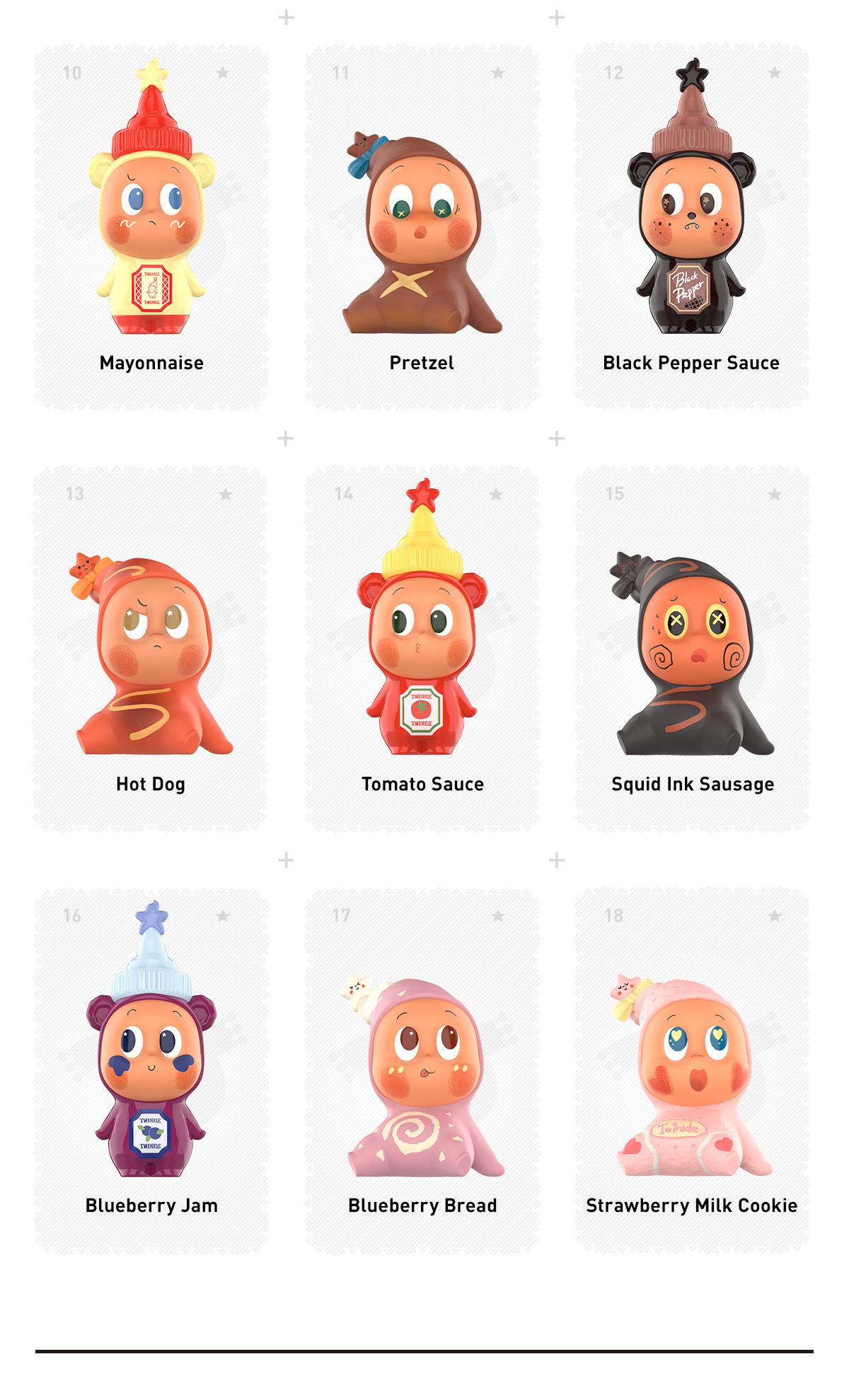 その他 POP MART TWINKLE TWINKLE create your Twinkle Twinkle Create Your Taste Series Figures-B - POP MART