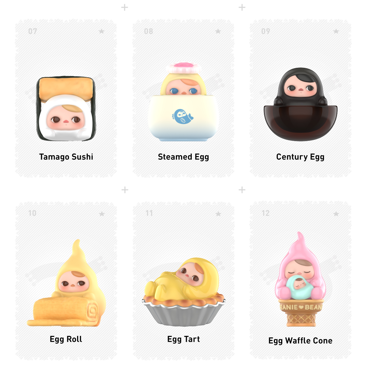 PUCKY Egg Beanie Series Figures - POP MART (Thailand)