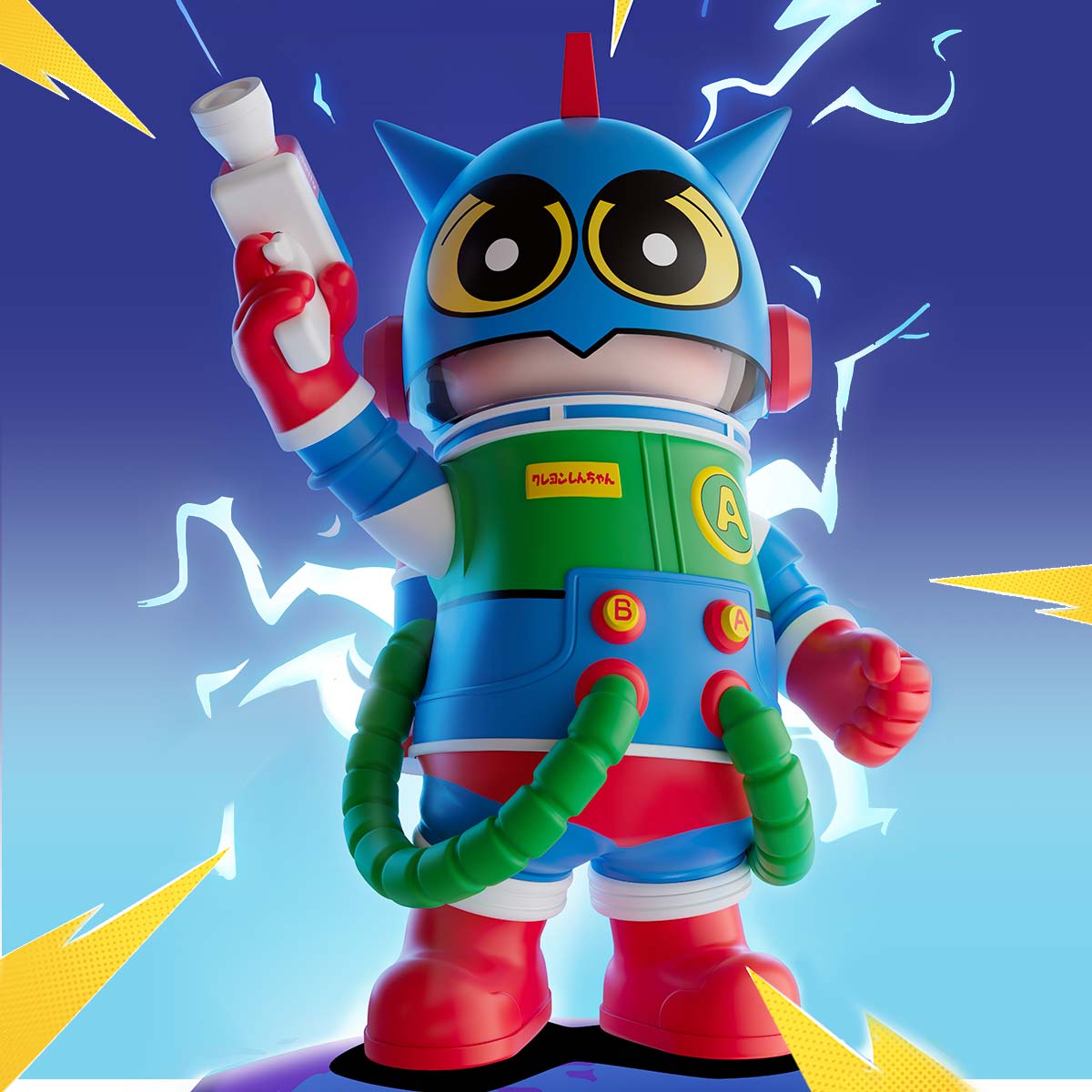 MEGA SPACE MOLLY 400%+100% Crayon Shinchan - POP MART (Thailand)