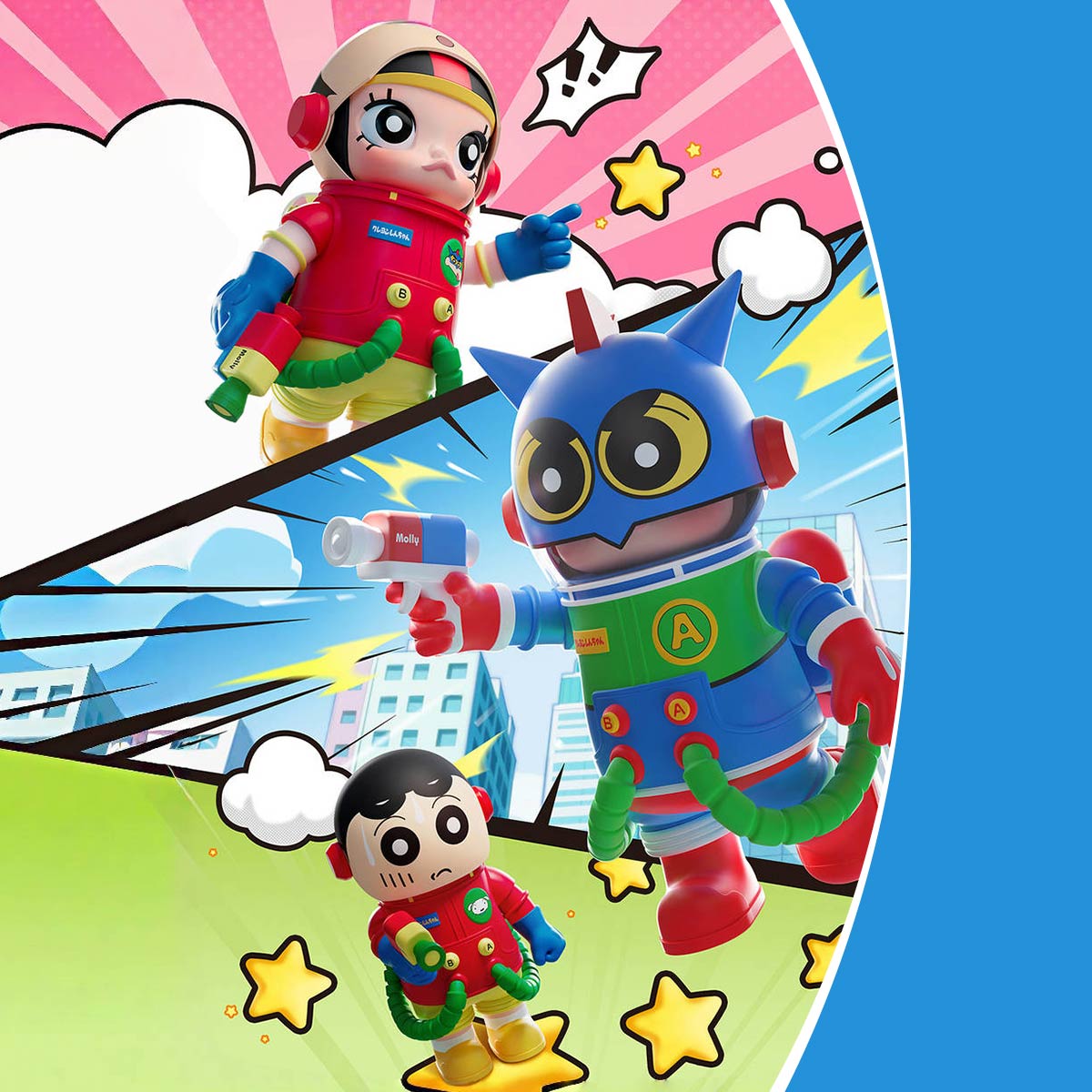 新品 POPMART MEGA MOLLY 400%+100%クレヨンしんちゃん MEGA SPACE MOLLY 400%+100% Crayon Shinchan - POP MART (Thailand)