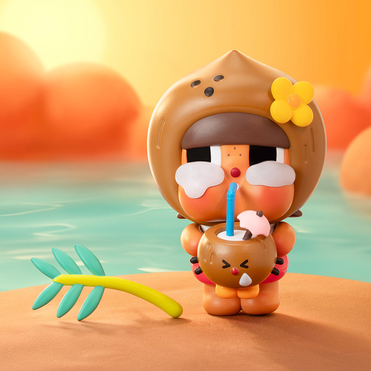 Crybaby Coconut Figure-Brown & Green 2点 CRYBABY Coconut フィギュアGreen & Brown セット - メルカリ