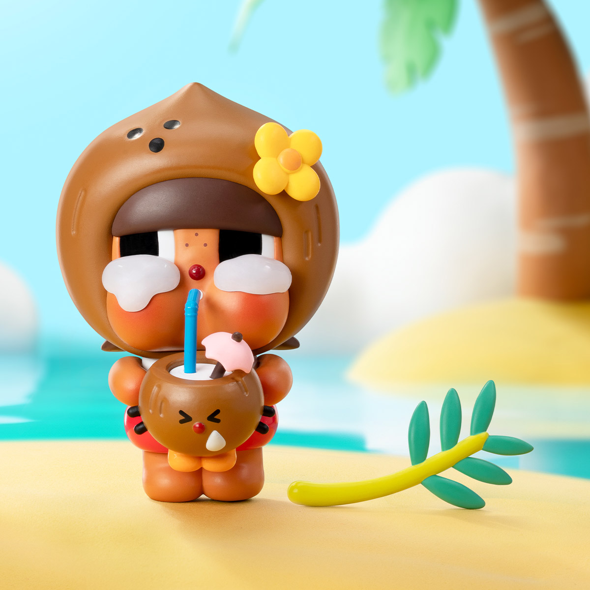 Crybaby Coconut Figure-Brown | POP MART (Thailand)