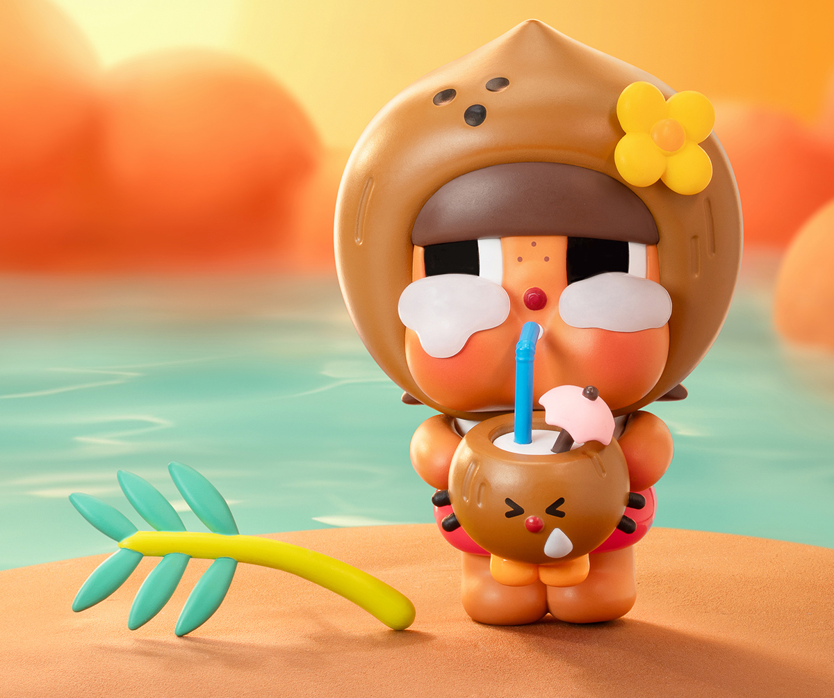 POP MART Crybaby Coconut Figure 2点　ブリスター Crybaby Coconut Figure-Brown - POP MART (Thailand)