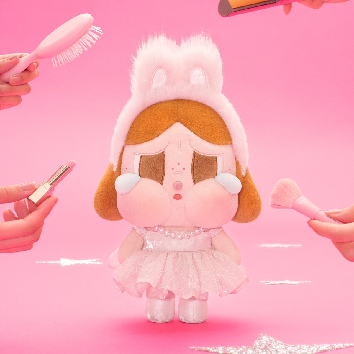 CRYBABY SHINY SHINY SERIES-Plush Doll (Black) - POP MART