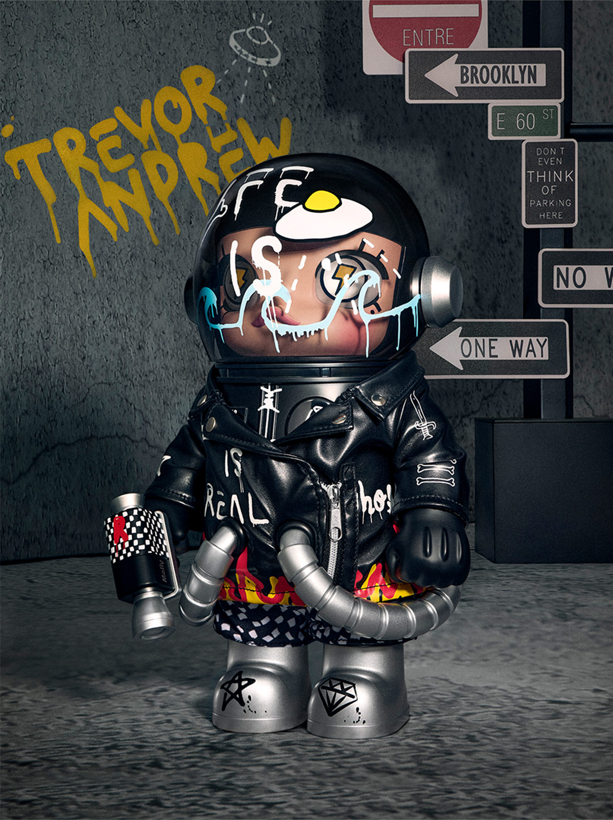 その他 MEGA SPACE MOLLY 400% Trevor Andrew MEGA SPACE MOLLY 400% Trevor Andrew - POP MART (Thailand)