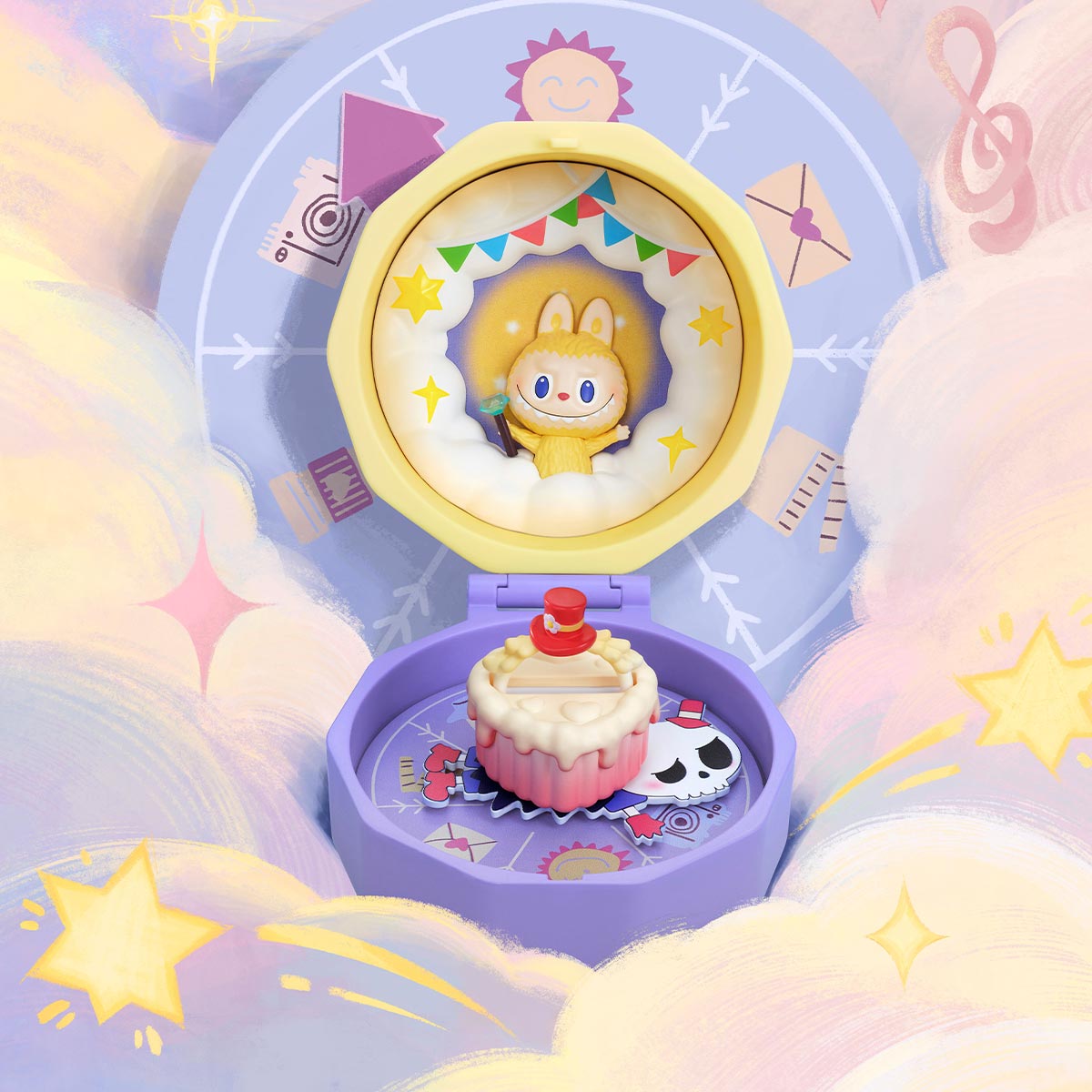 Romantic Ring Box シリーズ4シーンセット 。 Romantic Ring Box Series 4 Scene Sets - POP MART (United States)