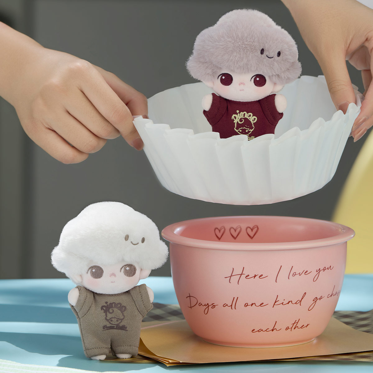 DIMOO Crush on Coffee キーチェーン　アソートボックス POP NOW:DIMOO Crush on Coffee Series-Soft-faced Plush