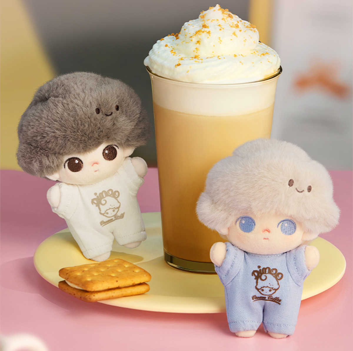 DIMOO Crush on Coffee キーチェーン　アソートボックス DIMOO Crush on Coffee Series-Soft-faced Plush Keychain Blind