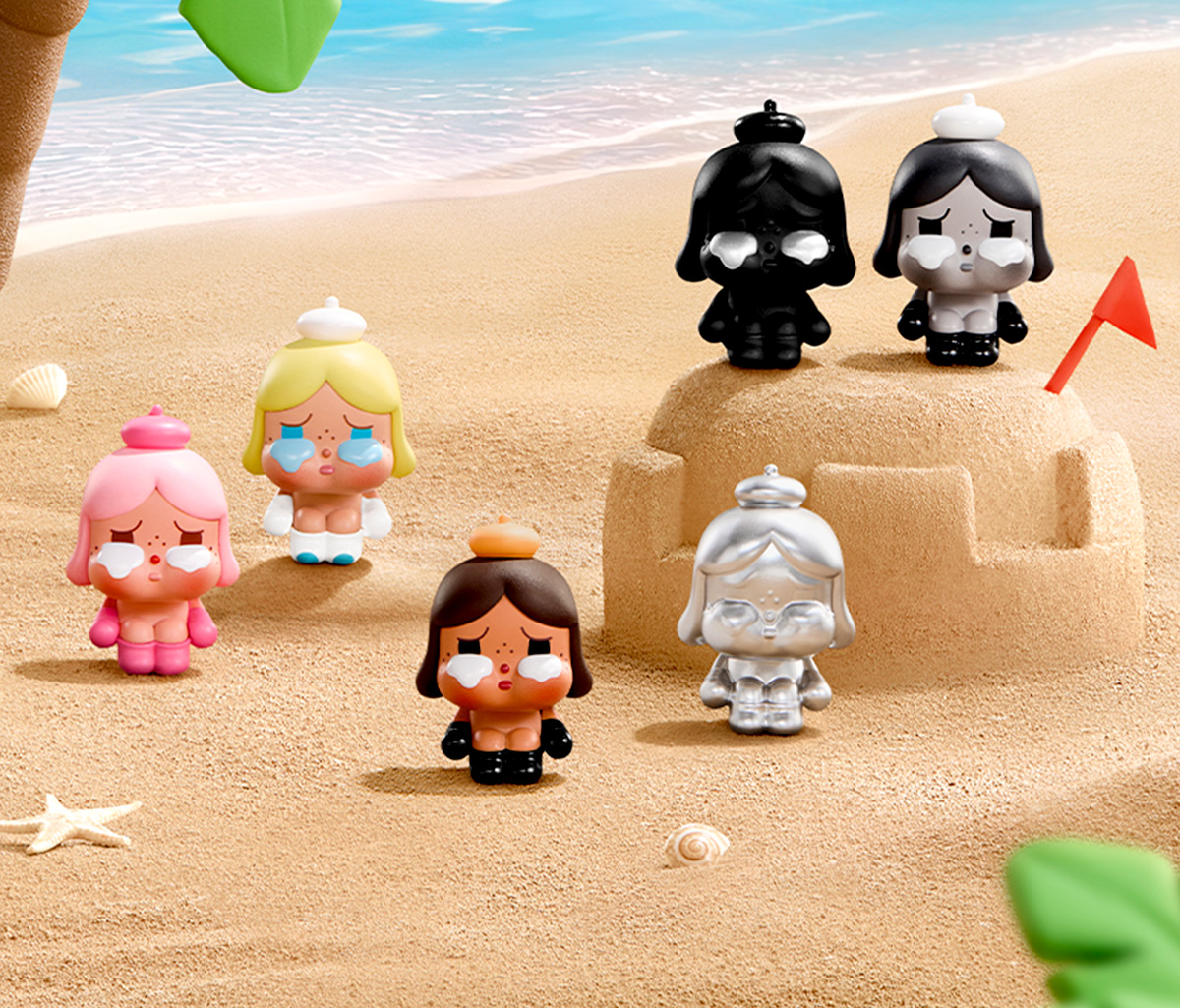POP BEAN CRYBABY Baby Born Series Set - POP MART (Thailand)