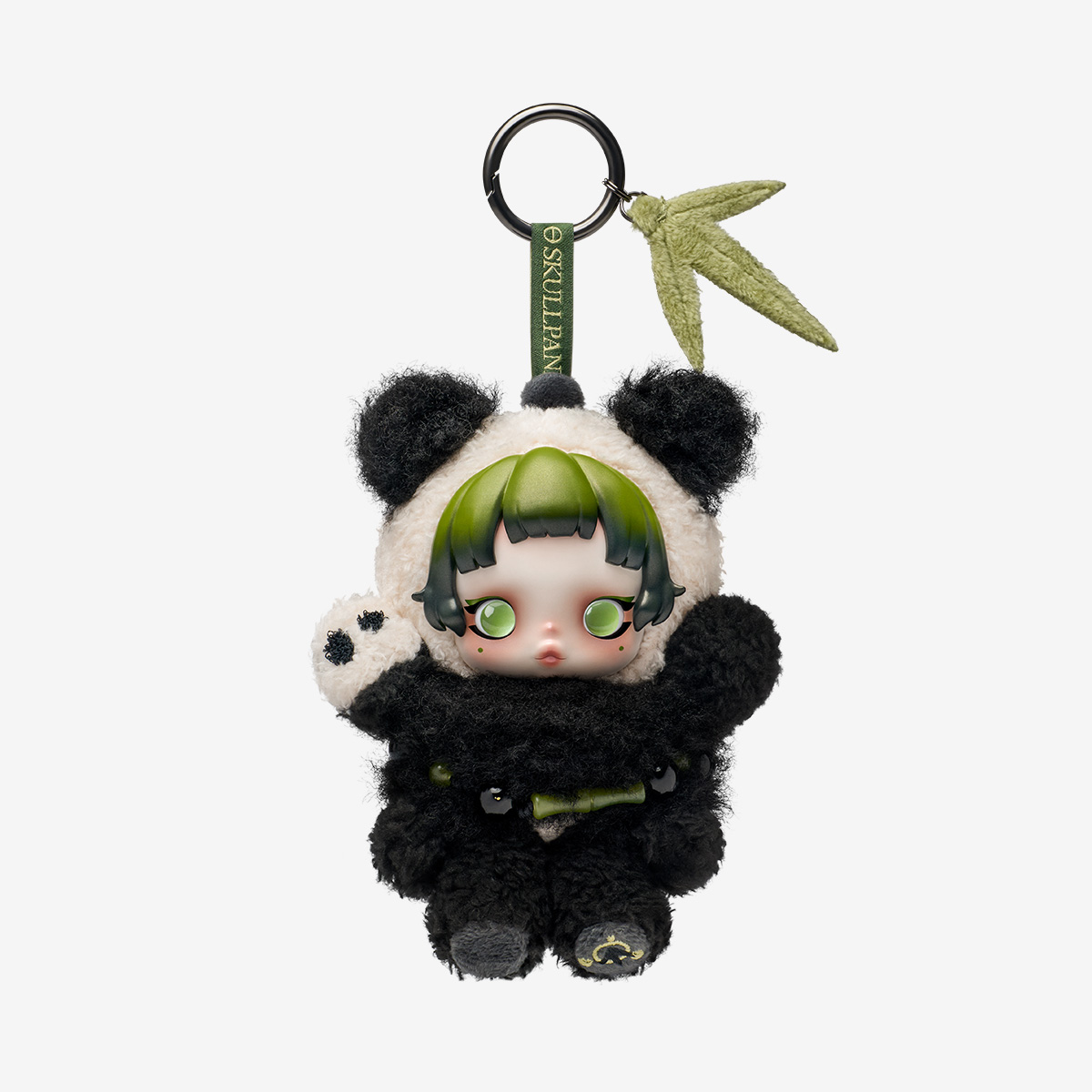 SKULLPANDA Lazy Panda Plush Doll Pendant - POP MART (Thailand)