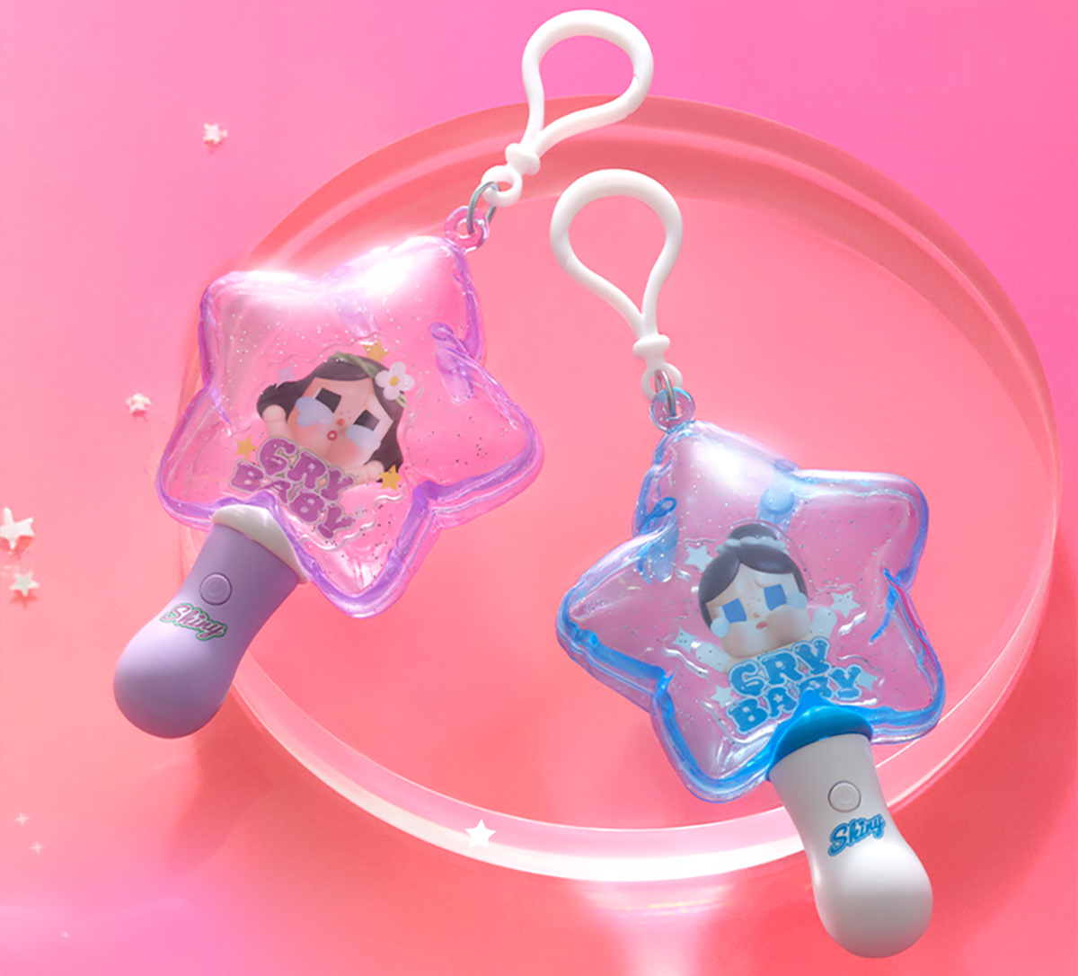 キーホルダー・アクリルキーホルダー CRY BABY Luminous Pendant Blind Box CRYBABY SHINY SHINY Series-Luminous Pendant Blind Box - POP