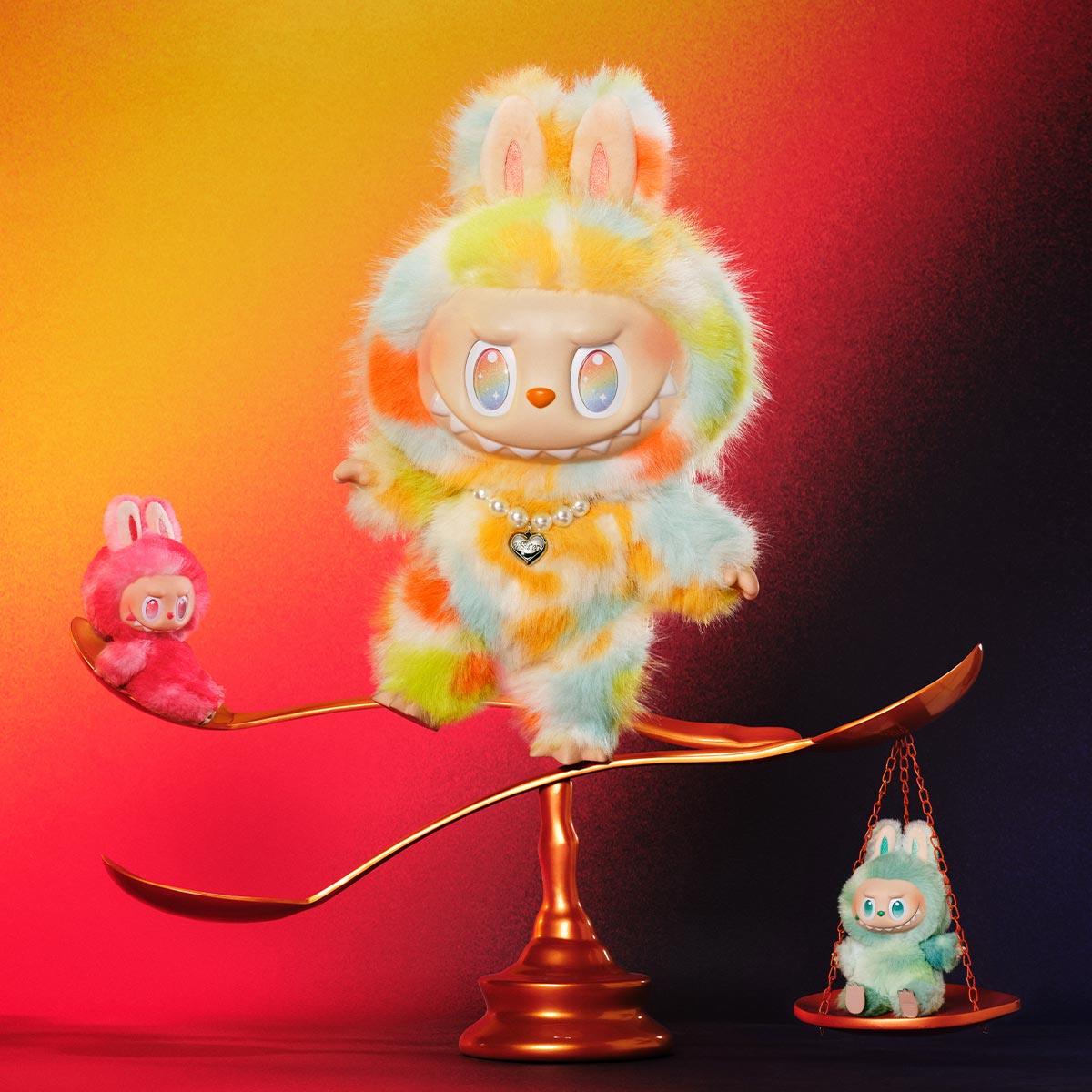 POPMART Big into Energy ROCK LABUBU 1体 THE MONSTERS Big into Energy Series-ROCK THE UNIVERSE Vinyl Plush