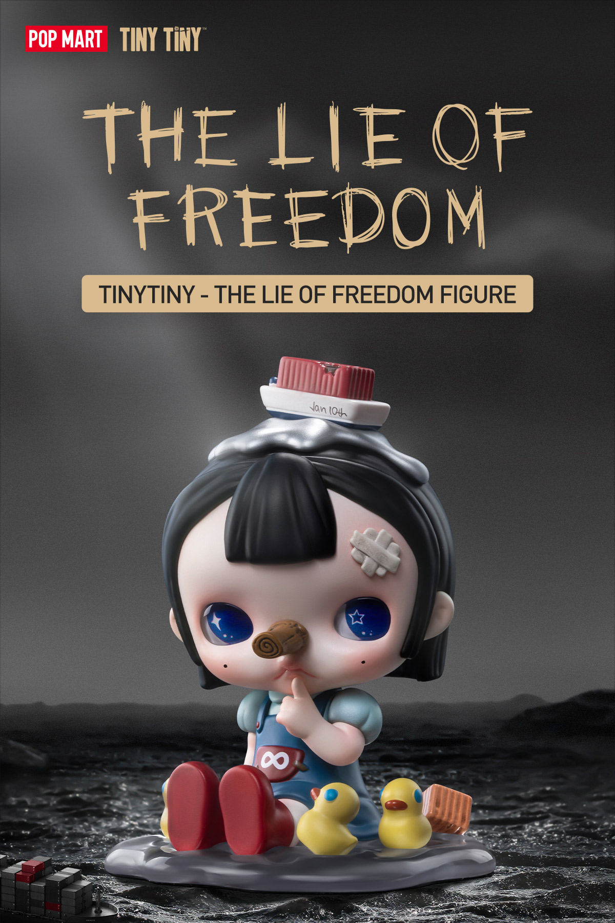 TINYTINY THE LIE OF FREEDOM FIGURE - POP MART (Australia)