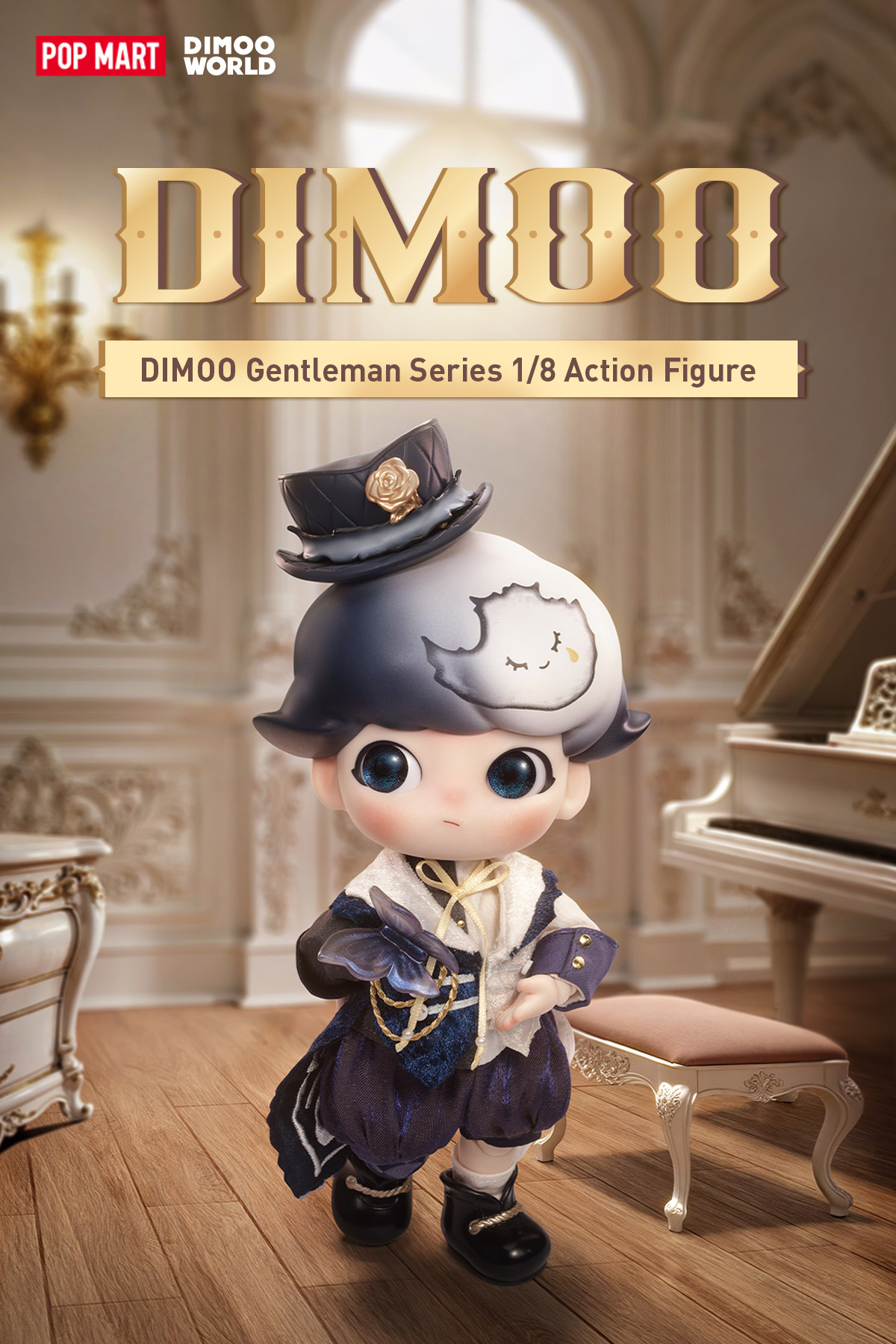 POP MART DIMOO GENTLEMAN フィギュア DIMOO Gentleman Series 1/8 Action Figure - POP MART (Thailand)