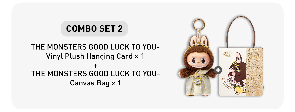 POP MART ラブブ luck LABUBU GOOD LUCK TO YOU-Vinyl Plush Doll Pendant - POP MART