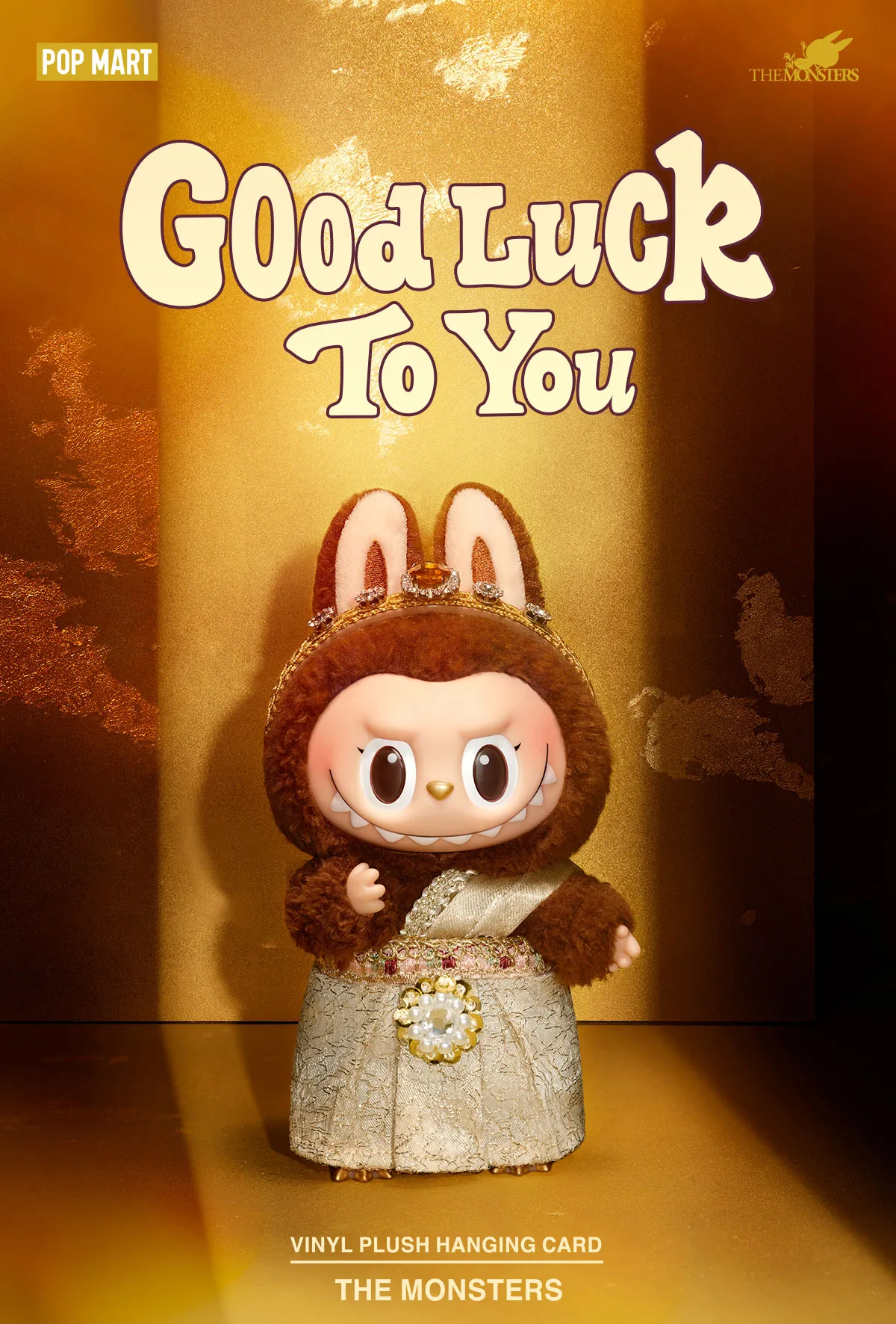 POP MART LABUBU – GOOD LUCK TO YOU THAILAND SERIES搪膠毛絨公仔掛件 