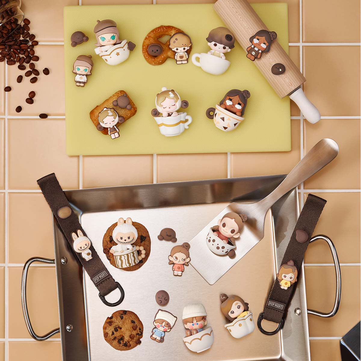 POP BEAN コーヒーファクトリー デコレーションチャーム POP BEAN Coffee Factory Series-Decoration Charm - POP MART (Thailand)