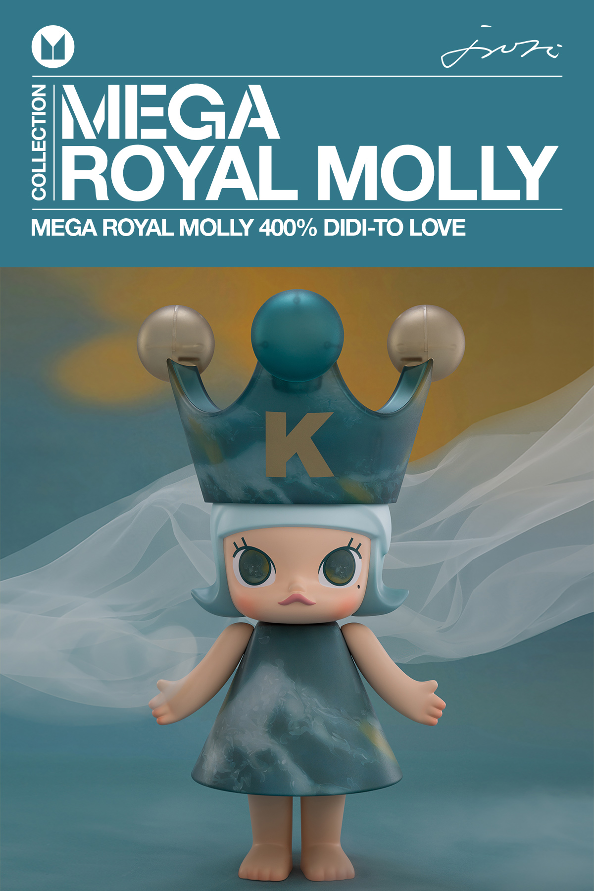 MEGA ROYAL MOLLY 400% DIDI-TO LOVE - POP MART (Thailand)