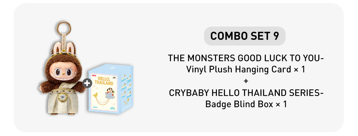 POPMART タイ限定 LABUBU GOOD LUCK TO YOU LABUBU GOOD LUCK TO YOU-Vinyl Plush Doll Pendant - POP MART