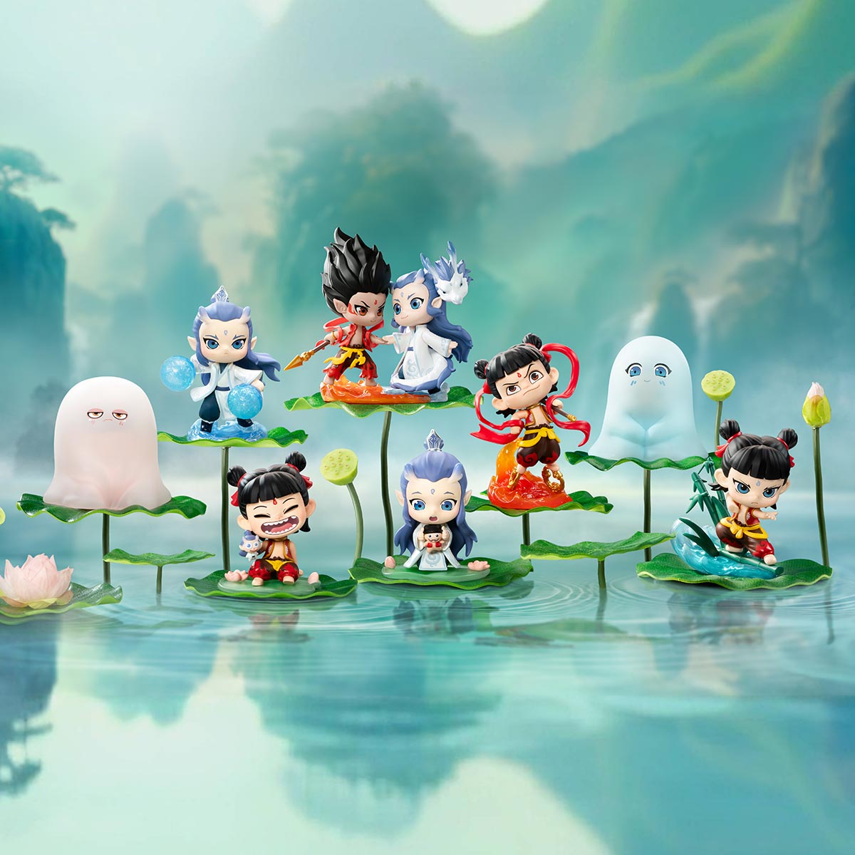 POP MART 哪吒 NEZHA アソート NeZha 2 Born Bonds Series Figures - POP MART (Japan)