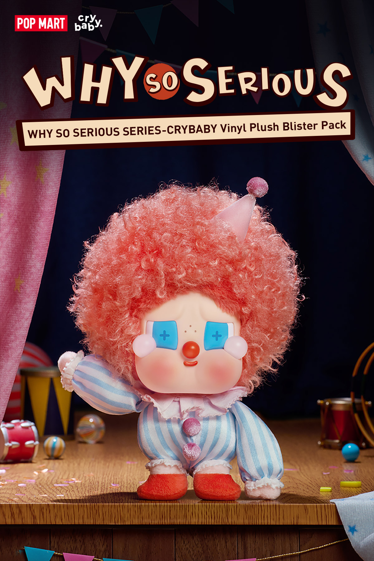 WHY SO SERIOUS SERIES-CRYBABY Vinyl Plush Blister Pack - POP MART