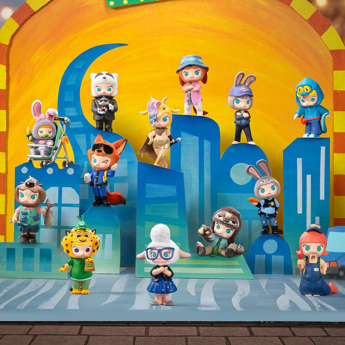 MOLLY × Zootopia Co-branded Series Figures - POP MART (Thailand)