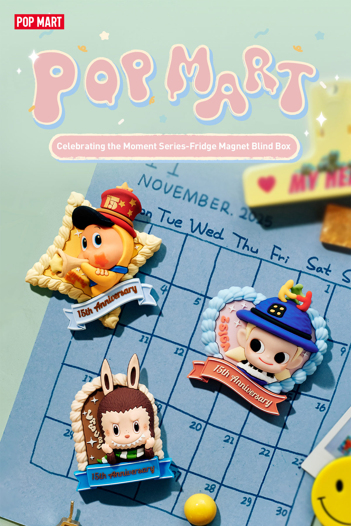 Let's celebrate POP MART 's 15th Anniversry Series-Refrigerator