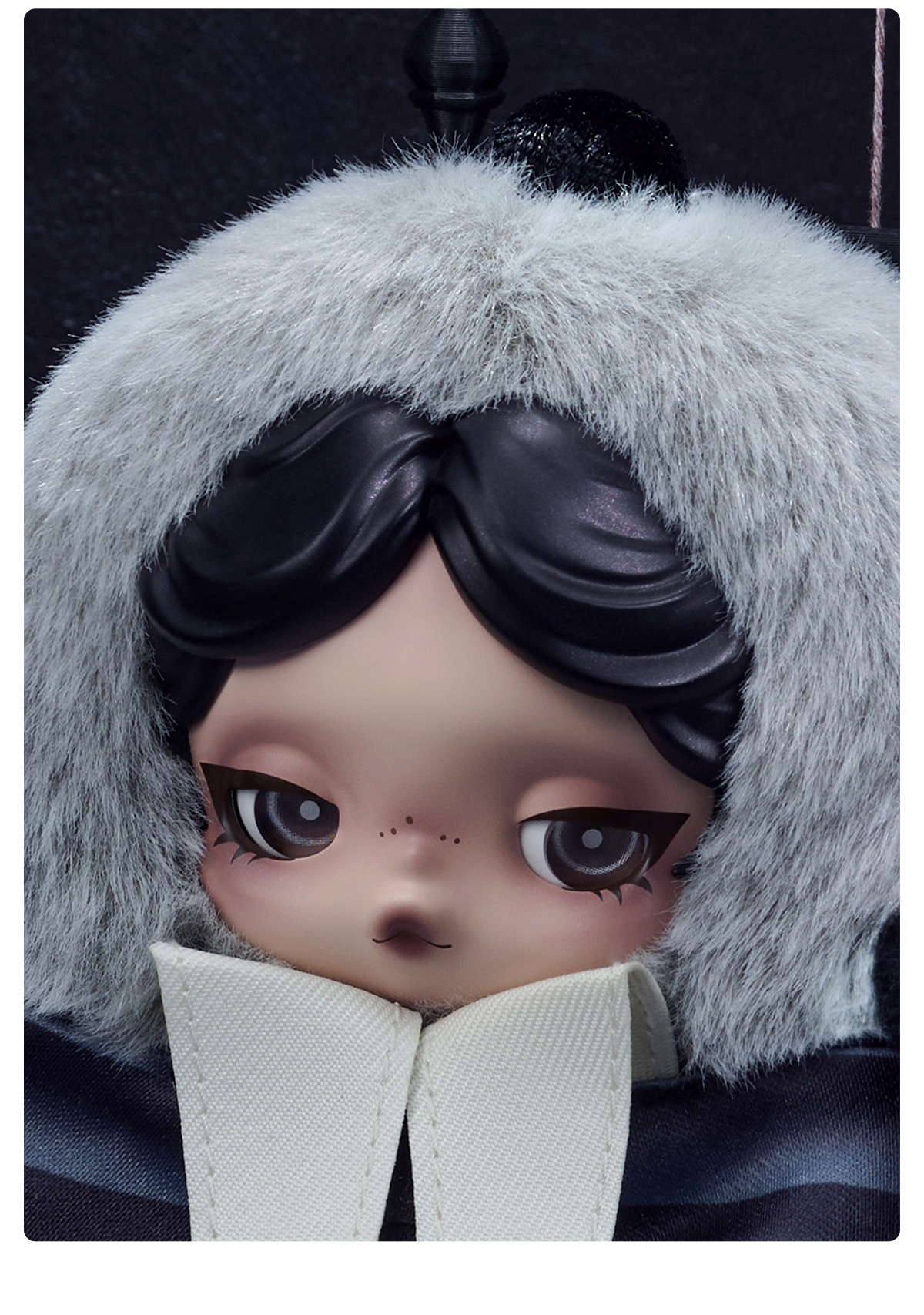 SKULLPANDA × Wednesday Plush（Nevermore Academy Uniform Version