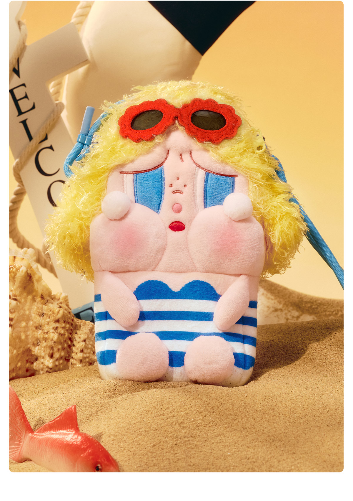 CRYBABY Vacation Mode On ミニクロスボディバッグ セット CRYBABY Vacation Mode On Series-MINI Crossbody Bag - POP MART