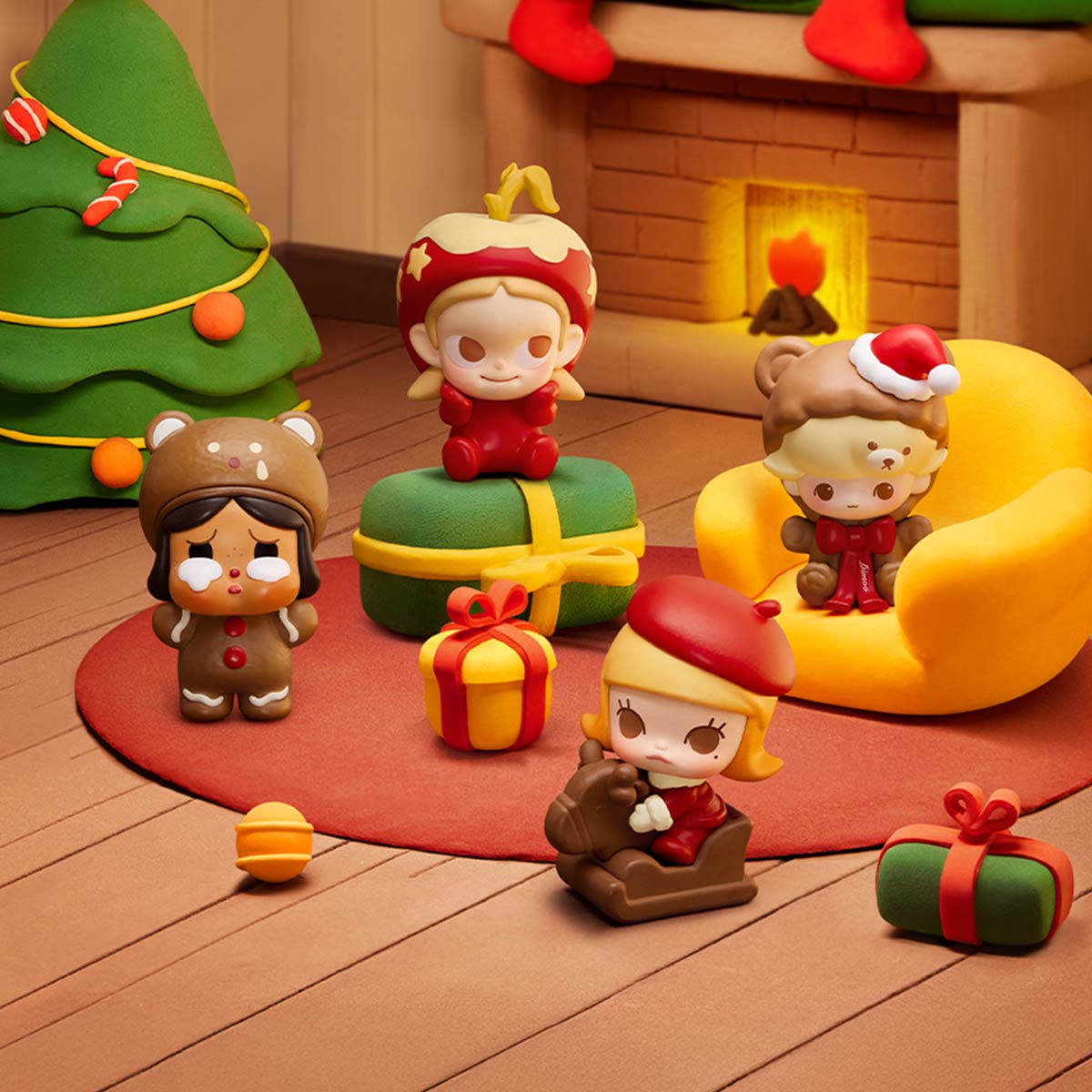 POPMART POPBEAN クリスマスソックスボックスセット POP BEAN Winter Romance Series Box Set - POP MART (Thailand)