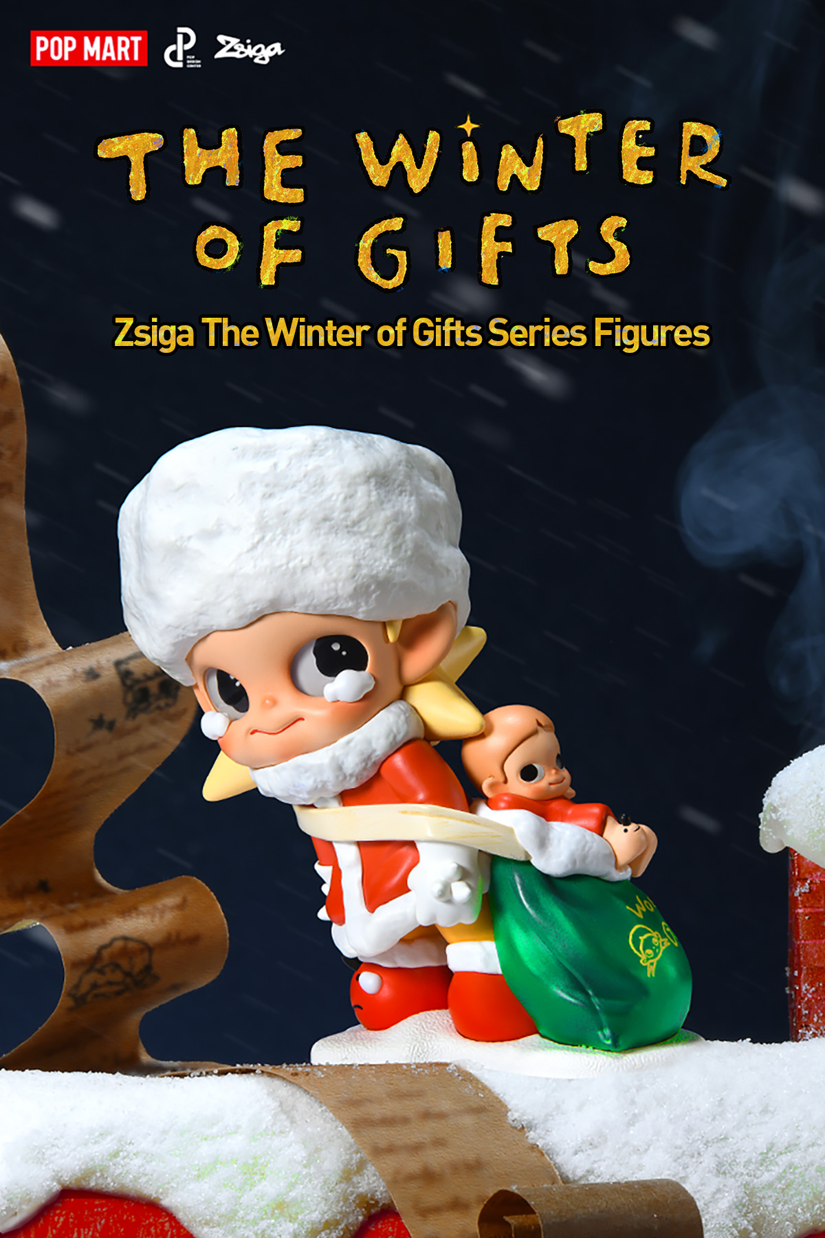 ポップマート　zsiga the winter of gifts アソート Zsiga The Winter of Gifts Series Figures - POP MART (Thailand)